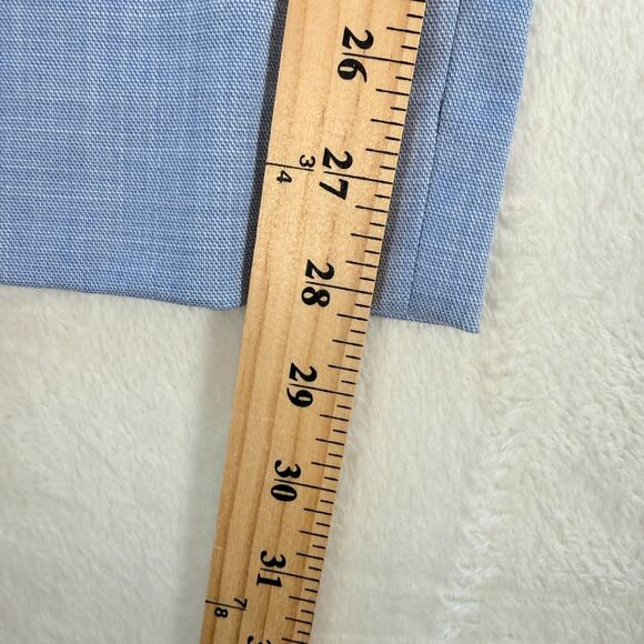 Talbots Womens Pants Light Blue Size 10 Hampshire Ankle Career Polyester Blend - Picture 4 of 6